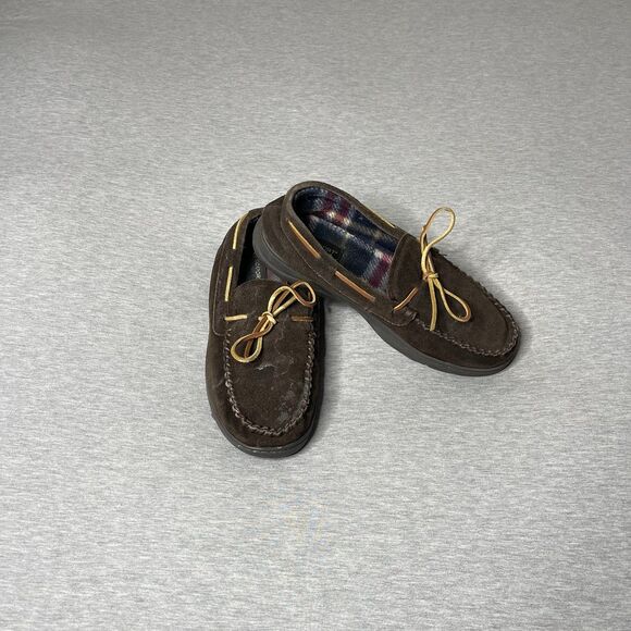 Rockport Men’s Flannel Plaid Indoor Slip-On Slipper Loafers - Picture 5 of 10